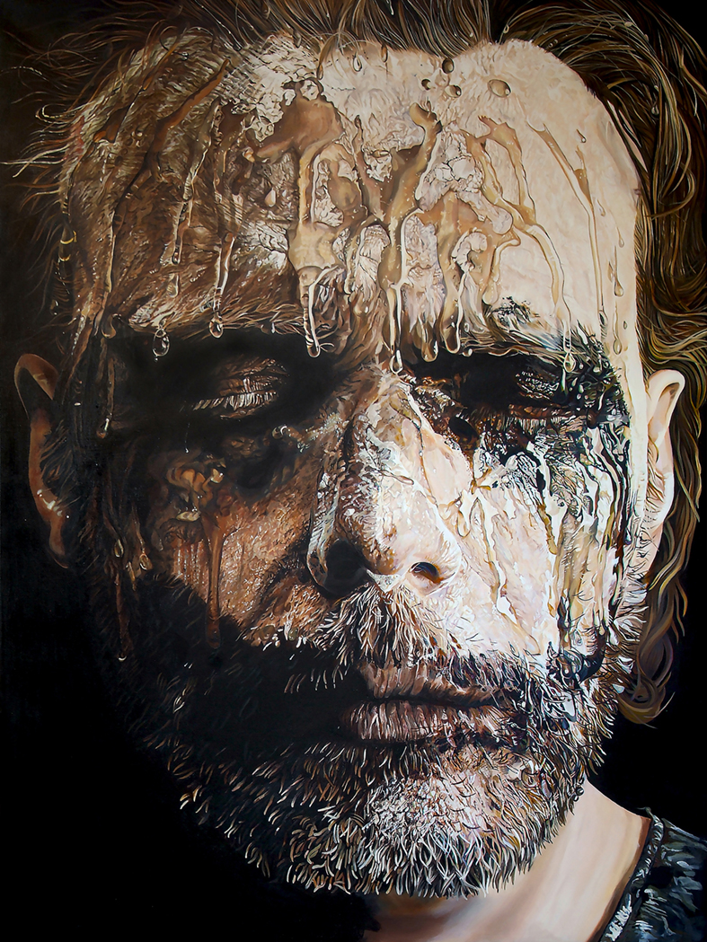 no smile for a while_oilpainting_160x120cm_XXS
